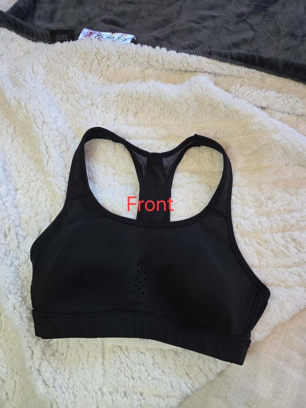 KATA USA INC. Black Sports Bra S (4-6)